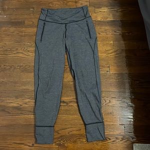 Lululemon Fresh Tracks Pant - Heathered Grey/Black